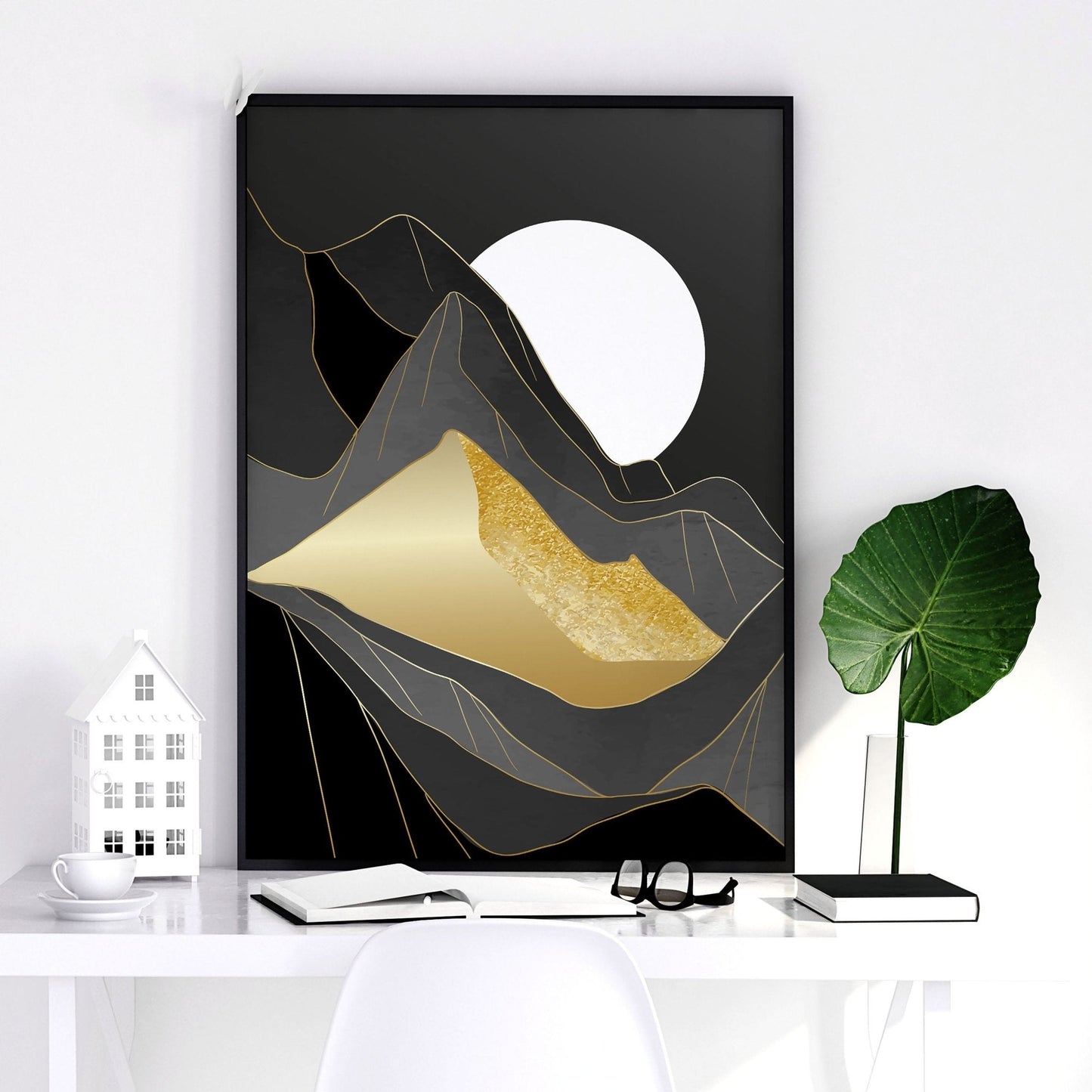 Abstract landscape | set of 3 wall art prints