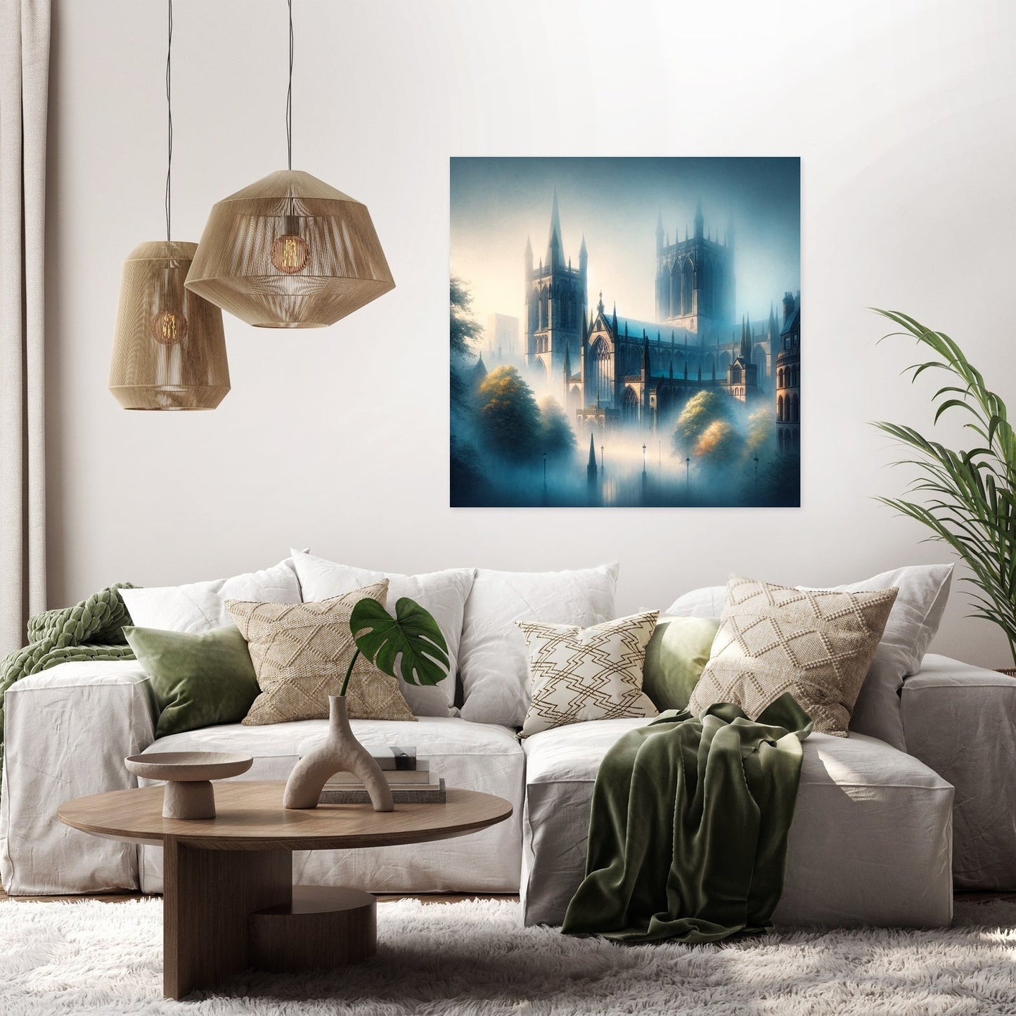 Manchester Cathedral Dawn Canvas
