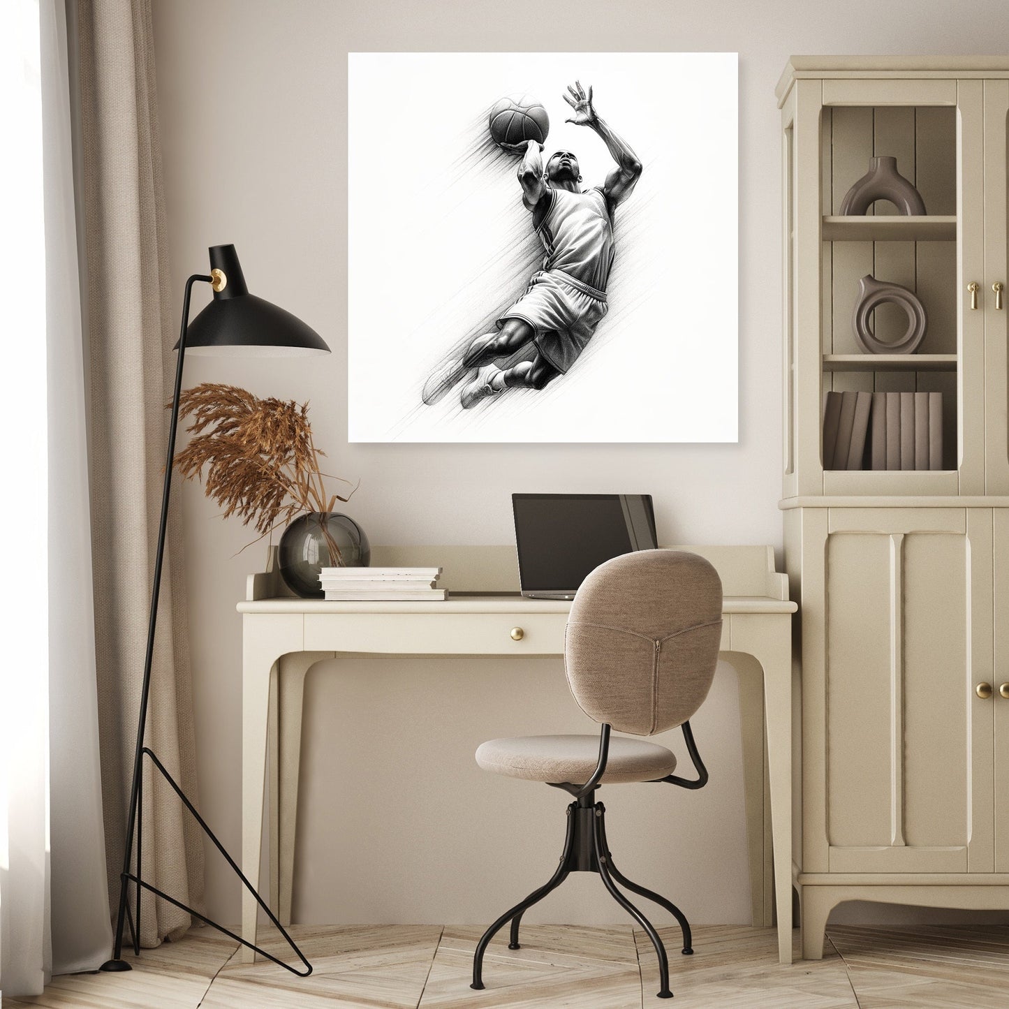 Jump Shot Elegance Canvas