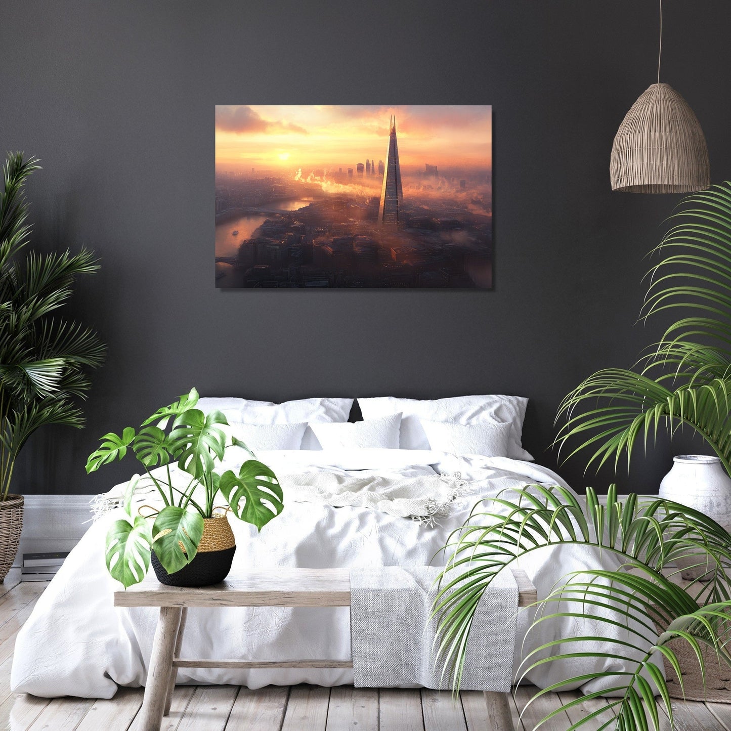 Sunlit Shard Canvas