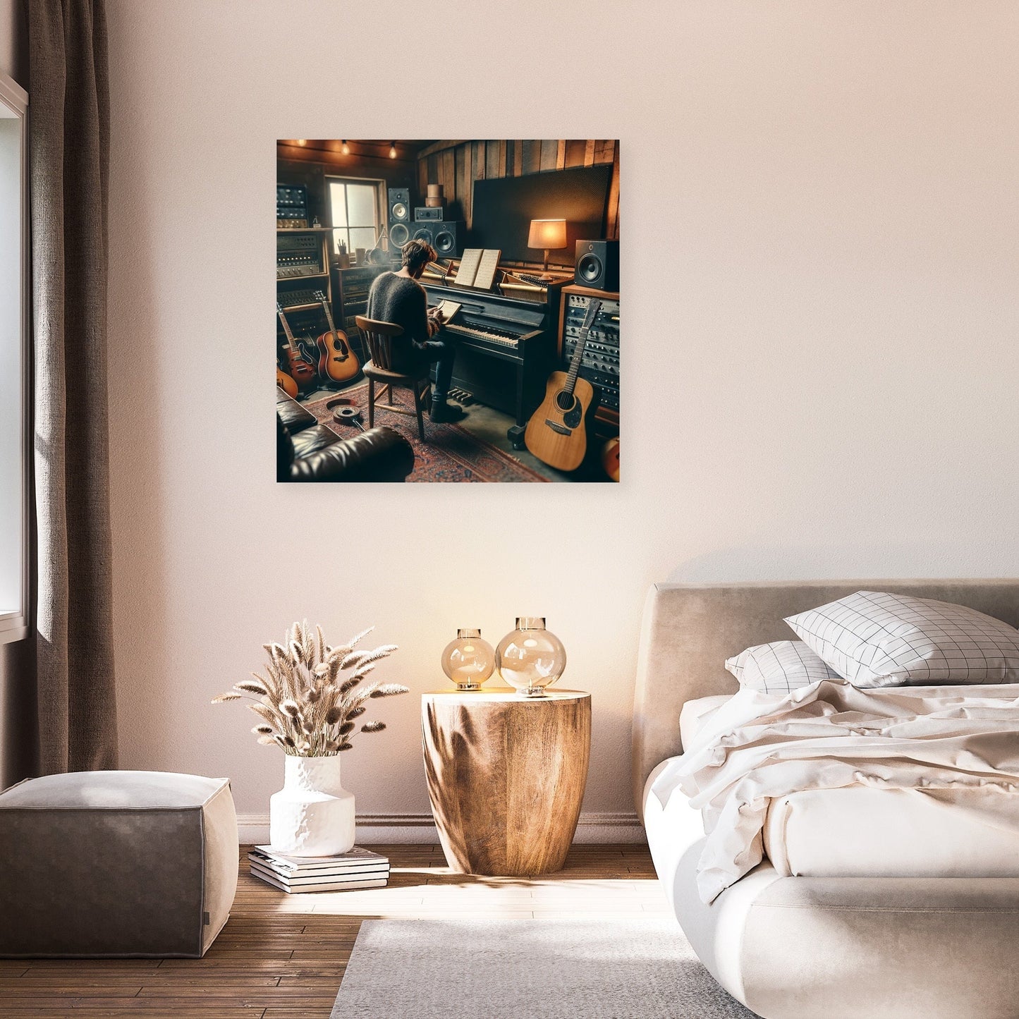 Recording Studio Inspiration Canvas