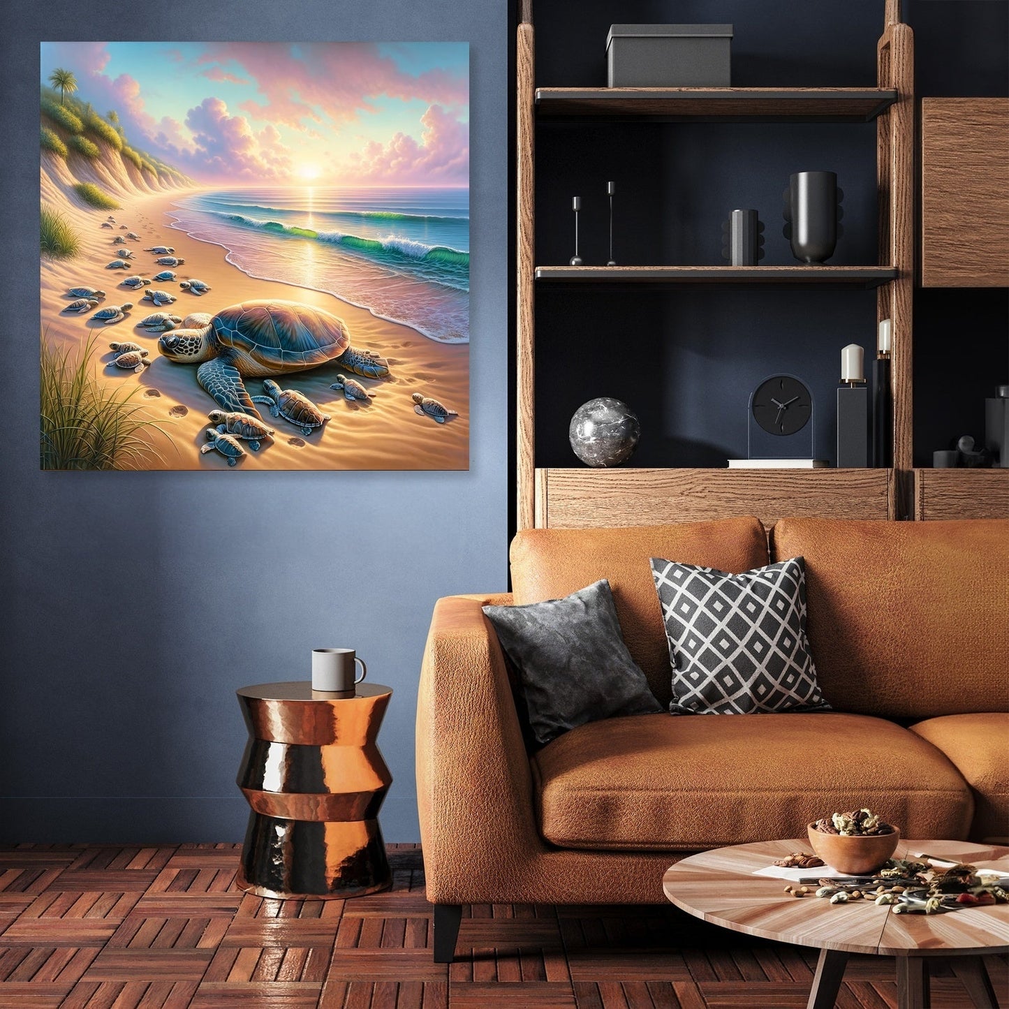 Turtle Haven Dawn Canvas