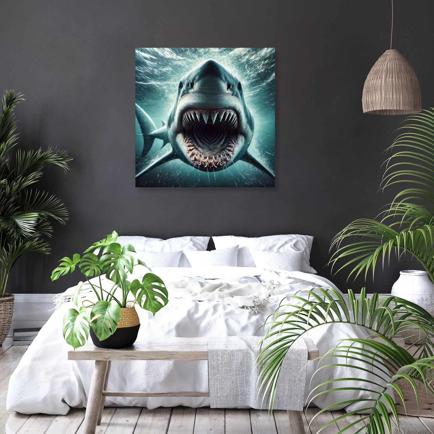 Predatory Abyss Canvas