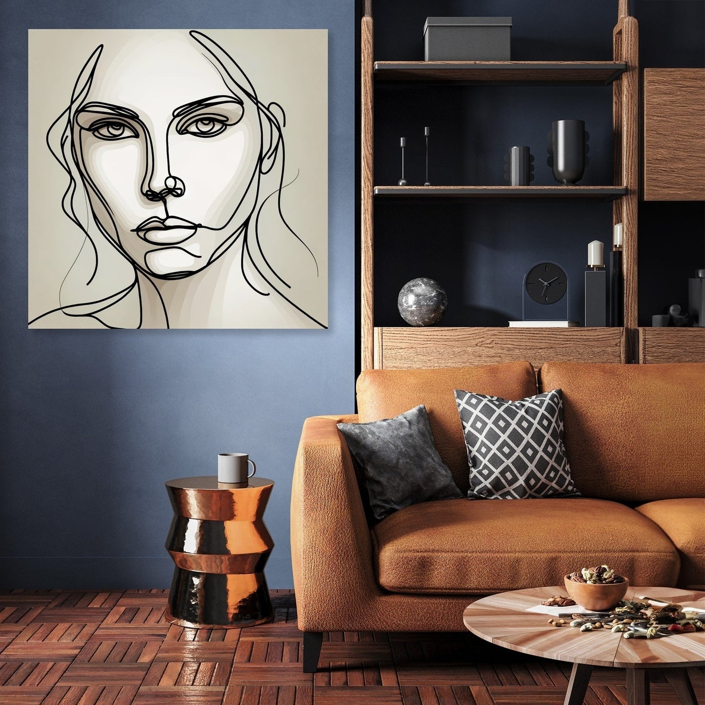 Graceful Contours Canvas