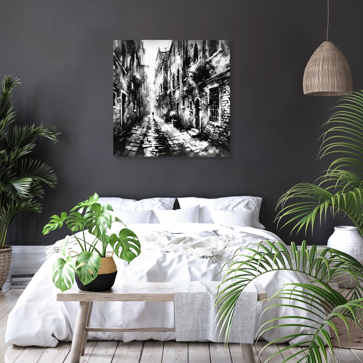 Shadowed Alley Canvas