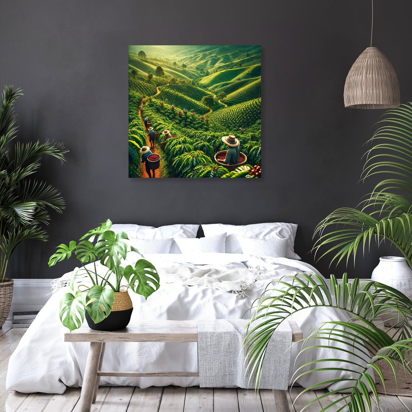 Colombian Coffee Plantation Canvas