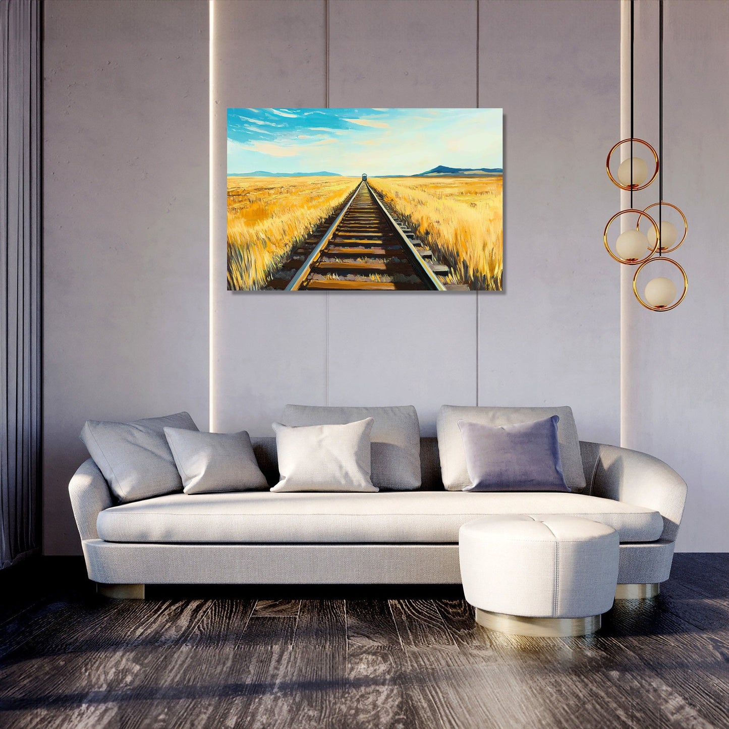 Heatwave Railway Canvas
