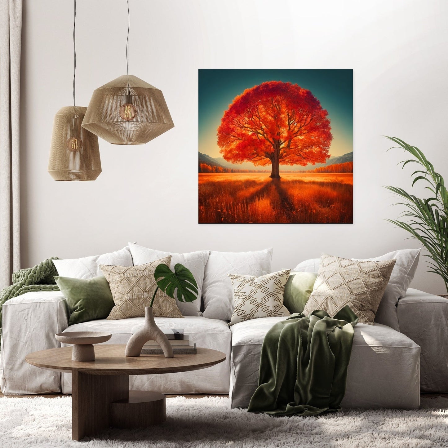 Autumn Solitude Canvas