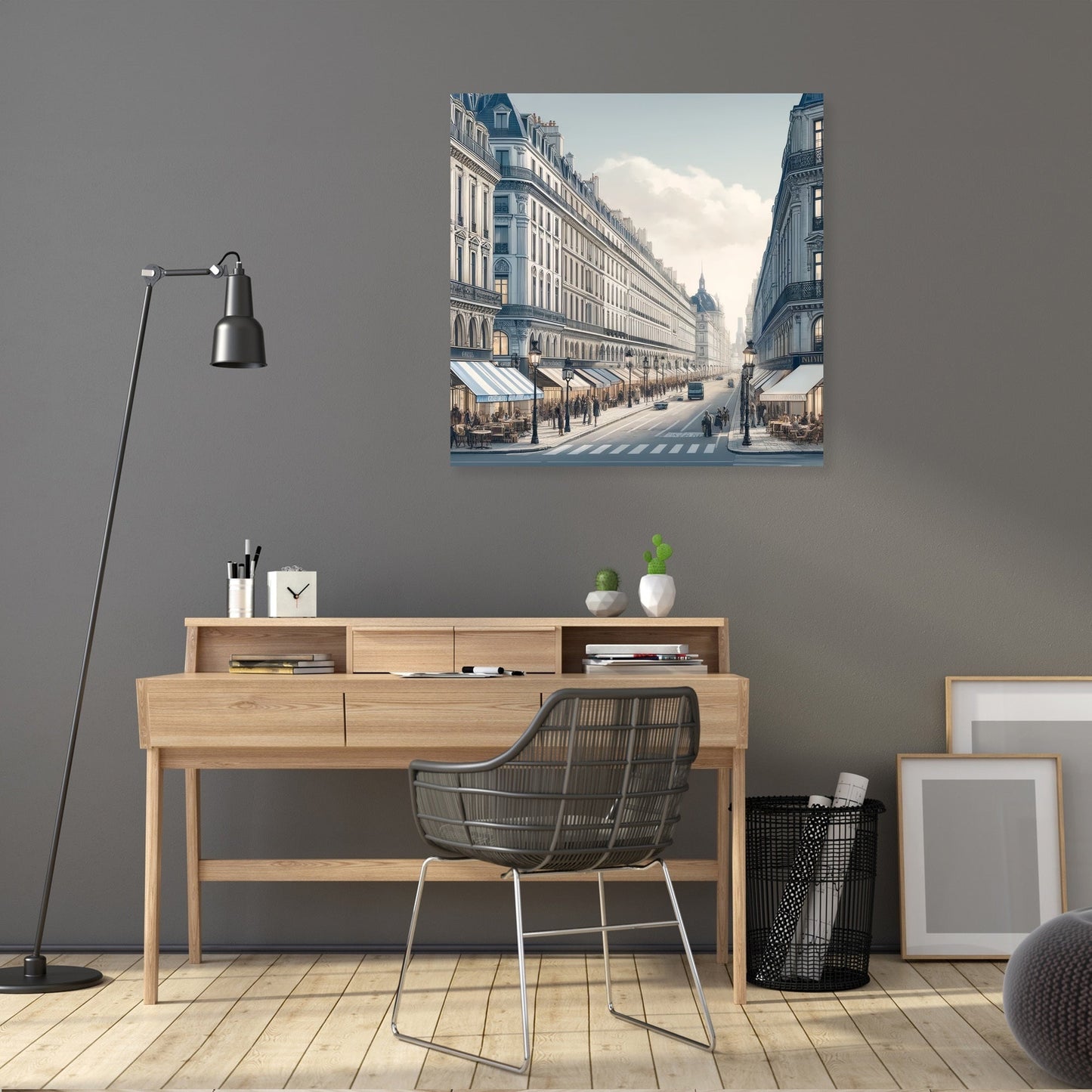 Rue de Rivoli Paris Canvas