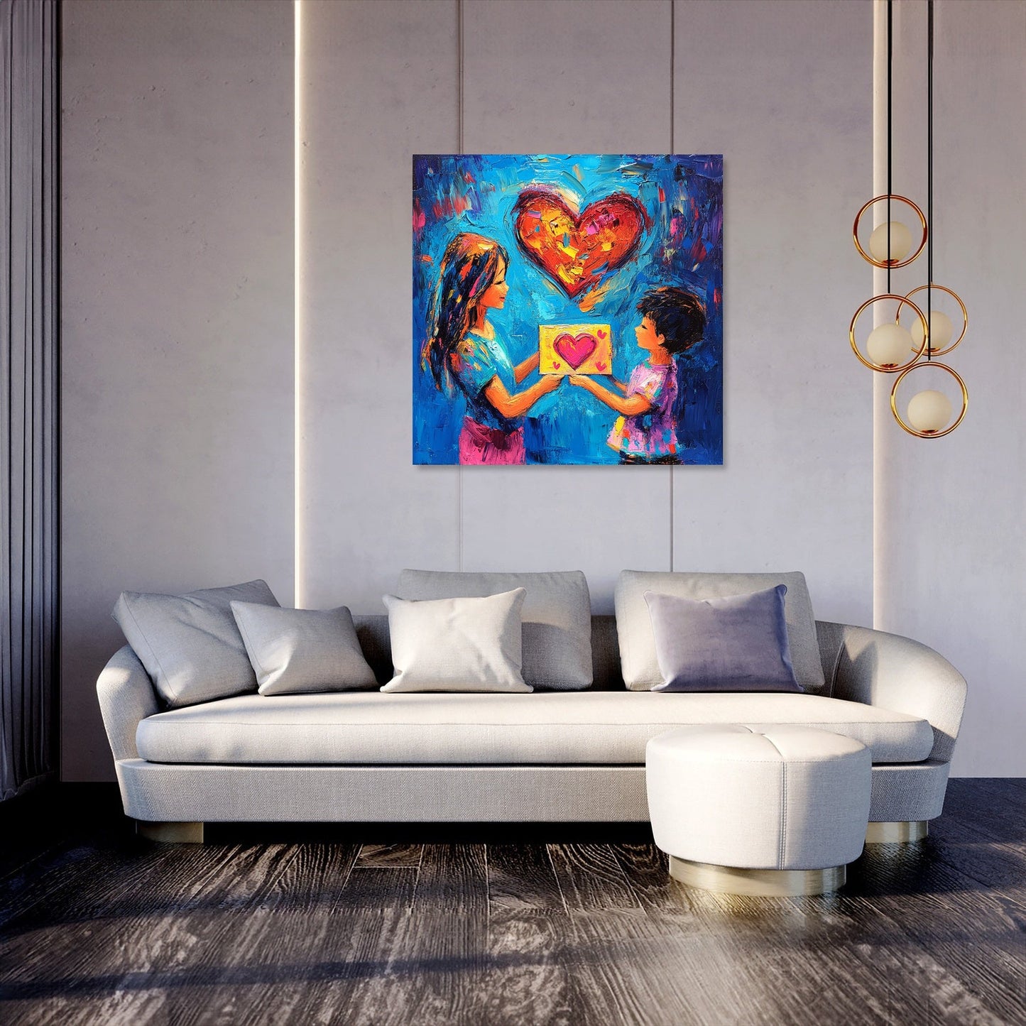 Heartfelt Greeting Canvas