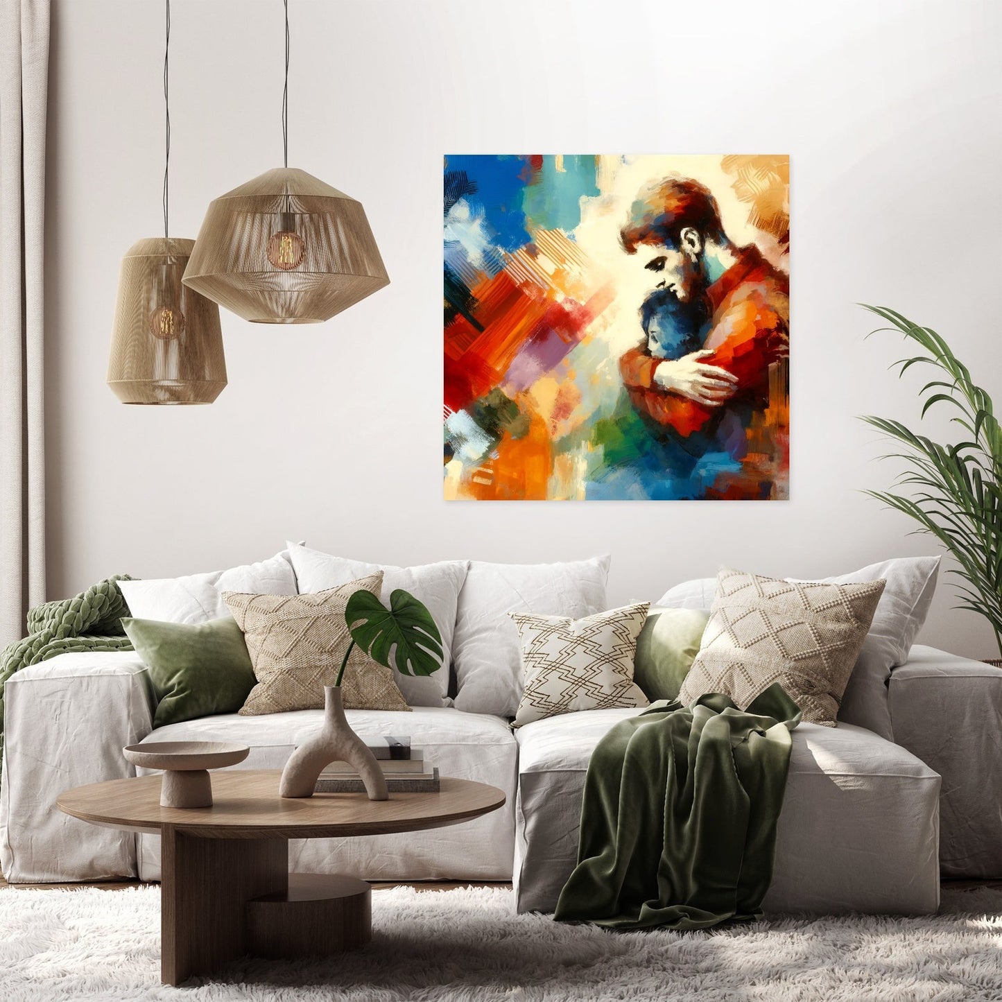 Embrace of Colours Canvas