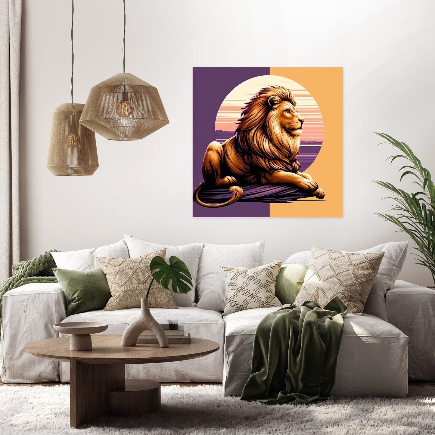 Regal Lion Canvas