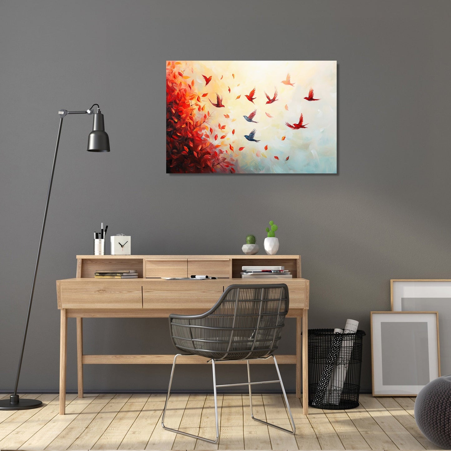 Feathered Leaf Canvas