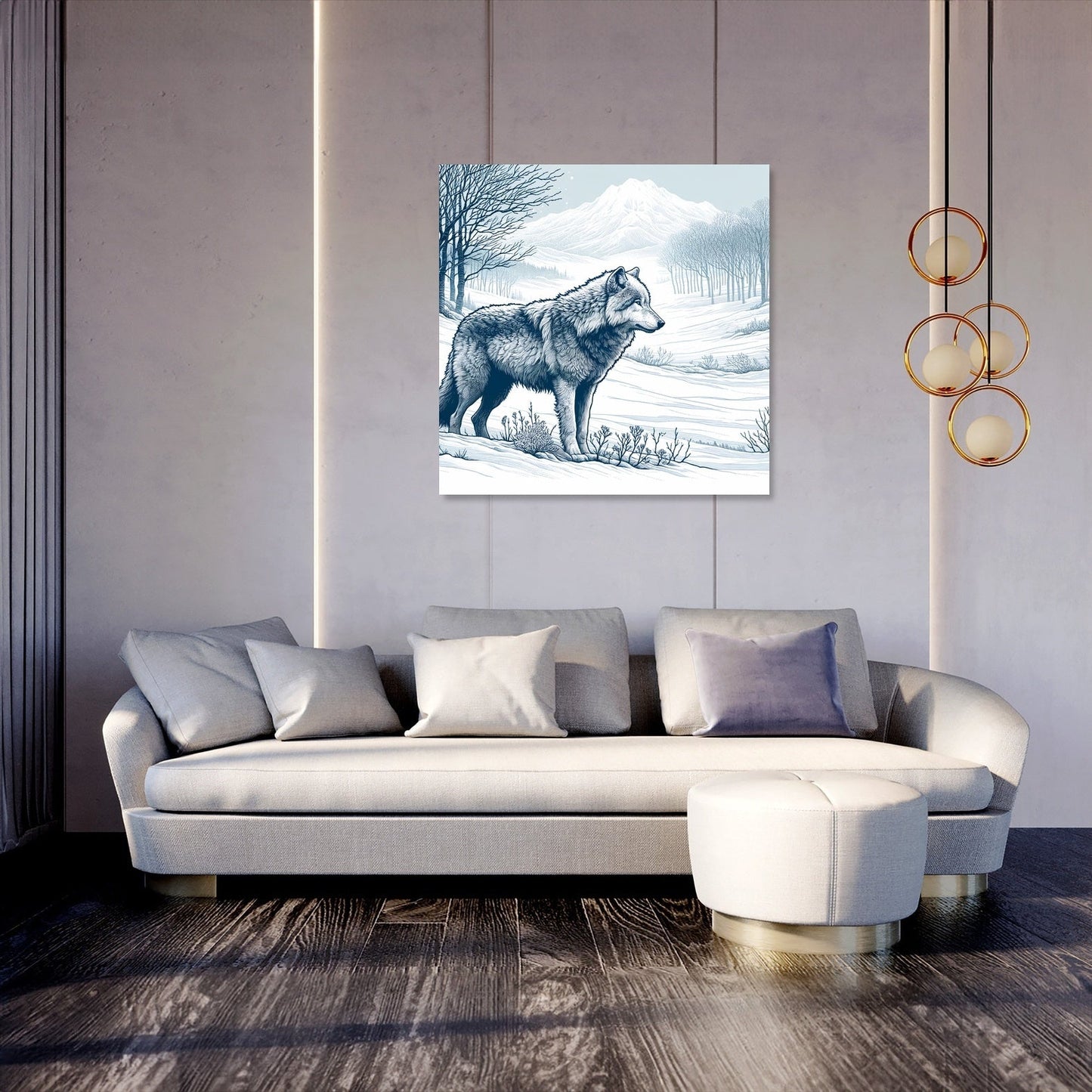 Winter Wolf Canvas