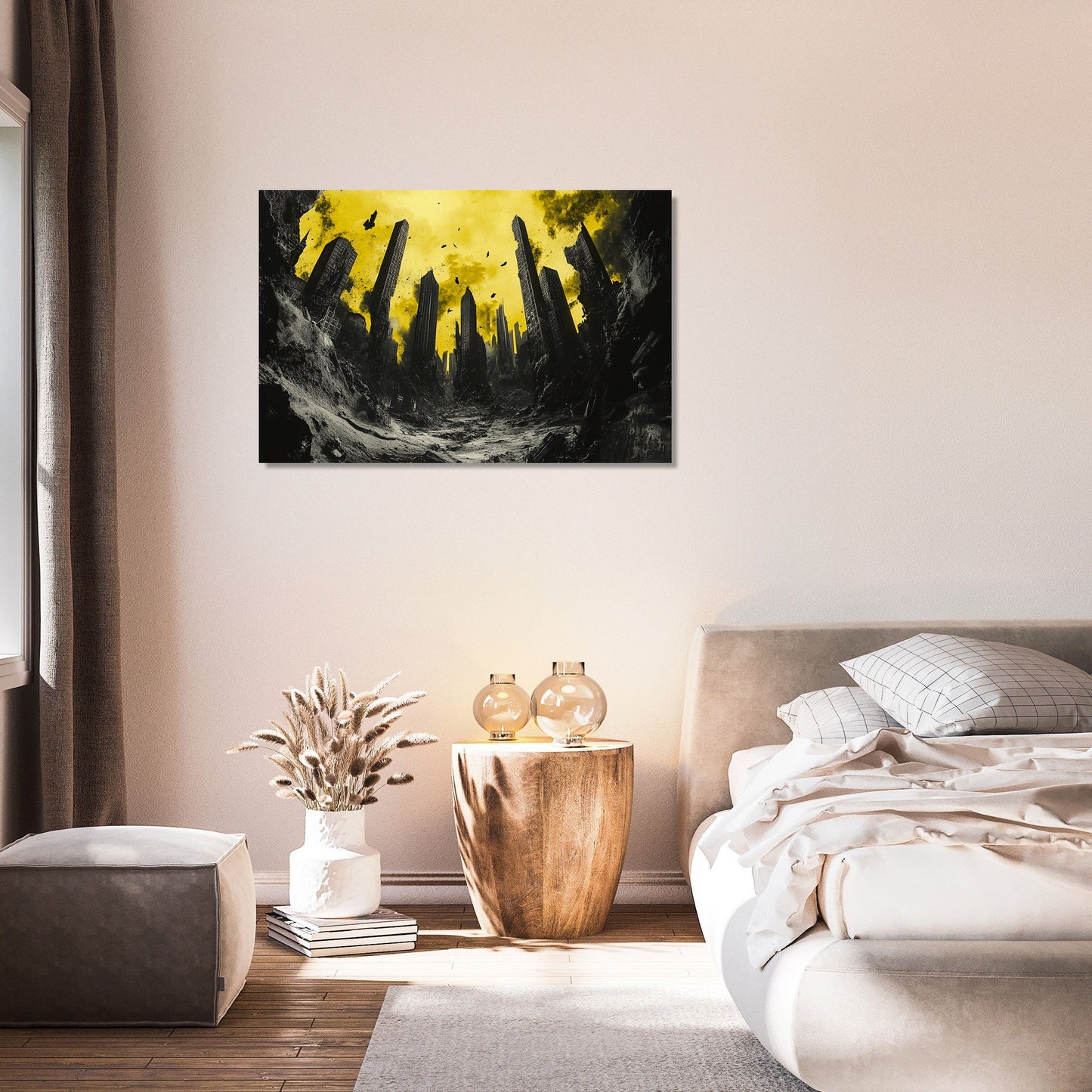 Abandoned City Spirits Canvas