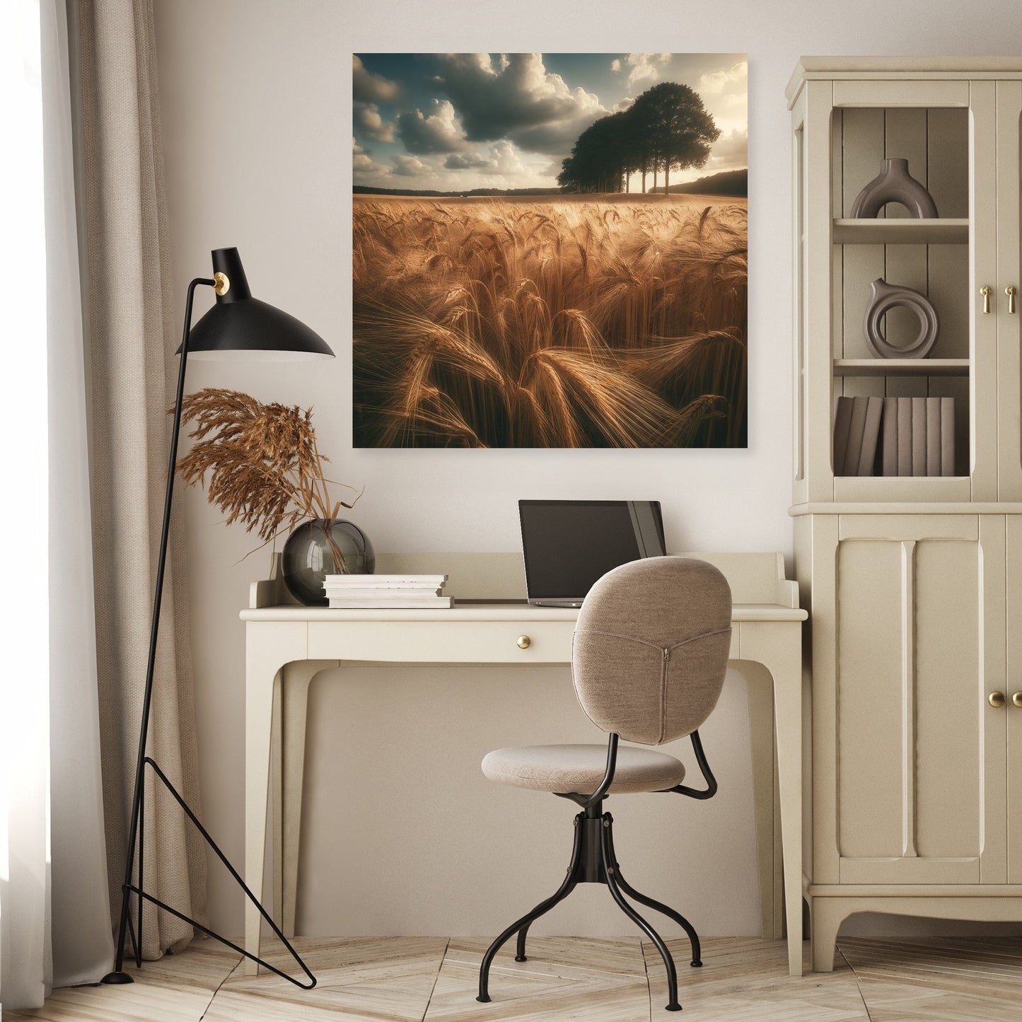 Golden Wheatfield Canvas