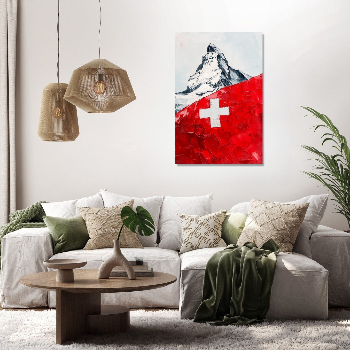 Majestic Alps Canvas