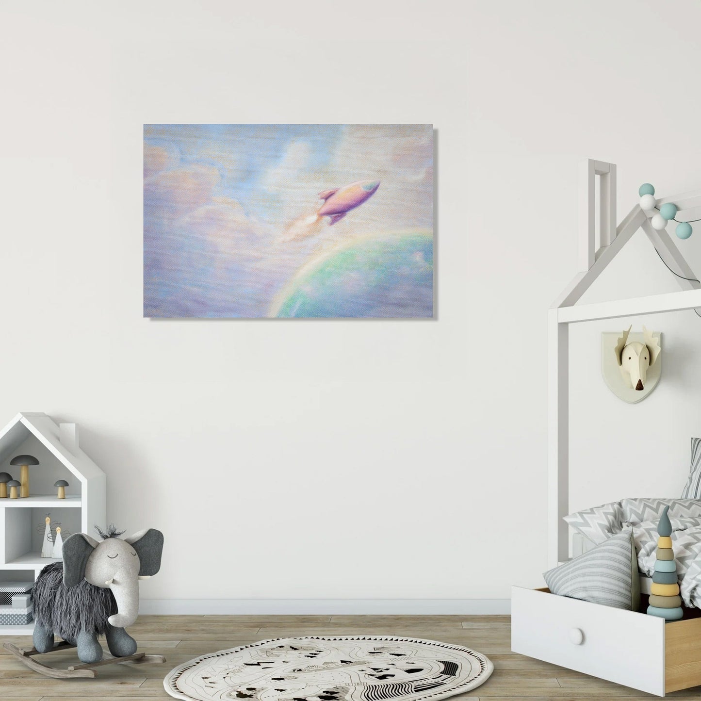 Rocket Ship Dream Canvas