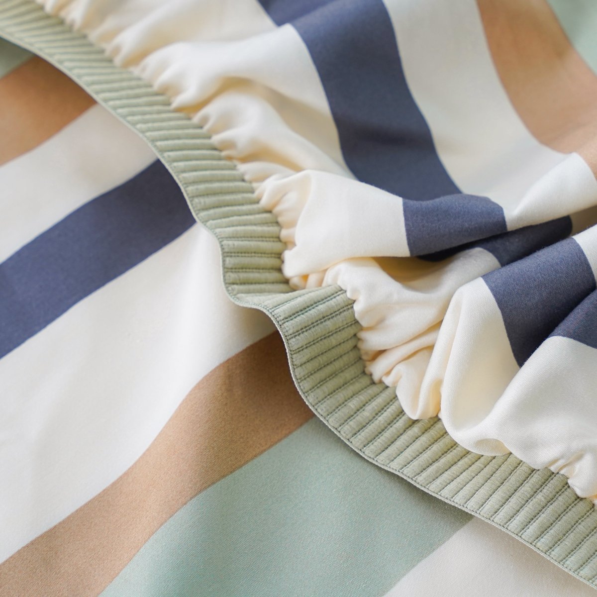 Ackly Bamboo - Harmony Stripe Fitted Sheet