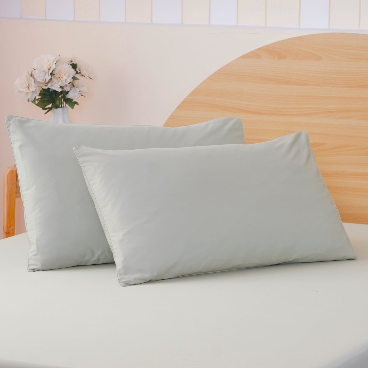 Ackly Bamboo - Sage Green Pillowcases Pair