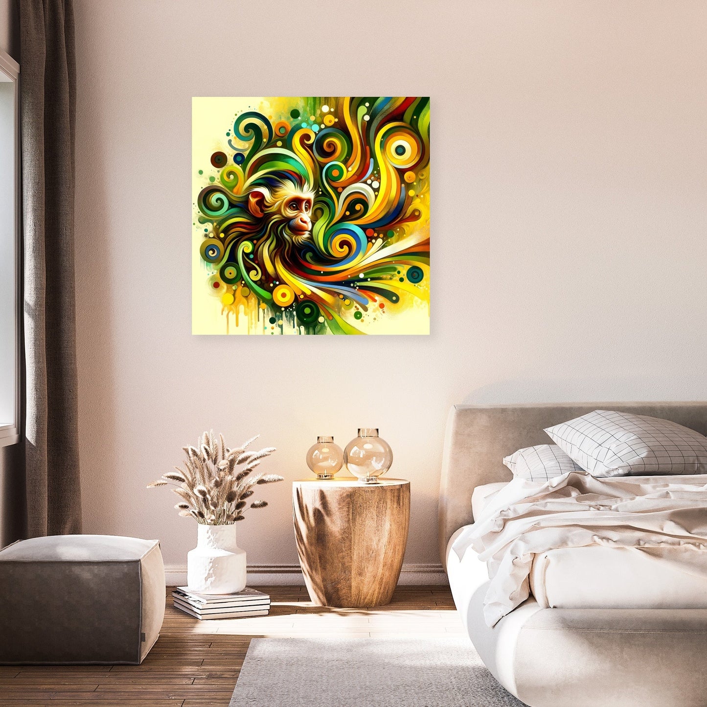 Playful Monkey Canvas