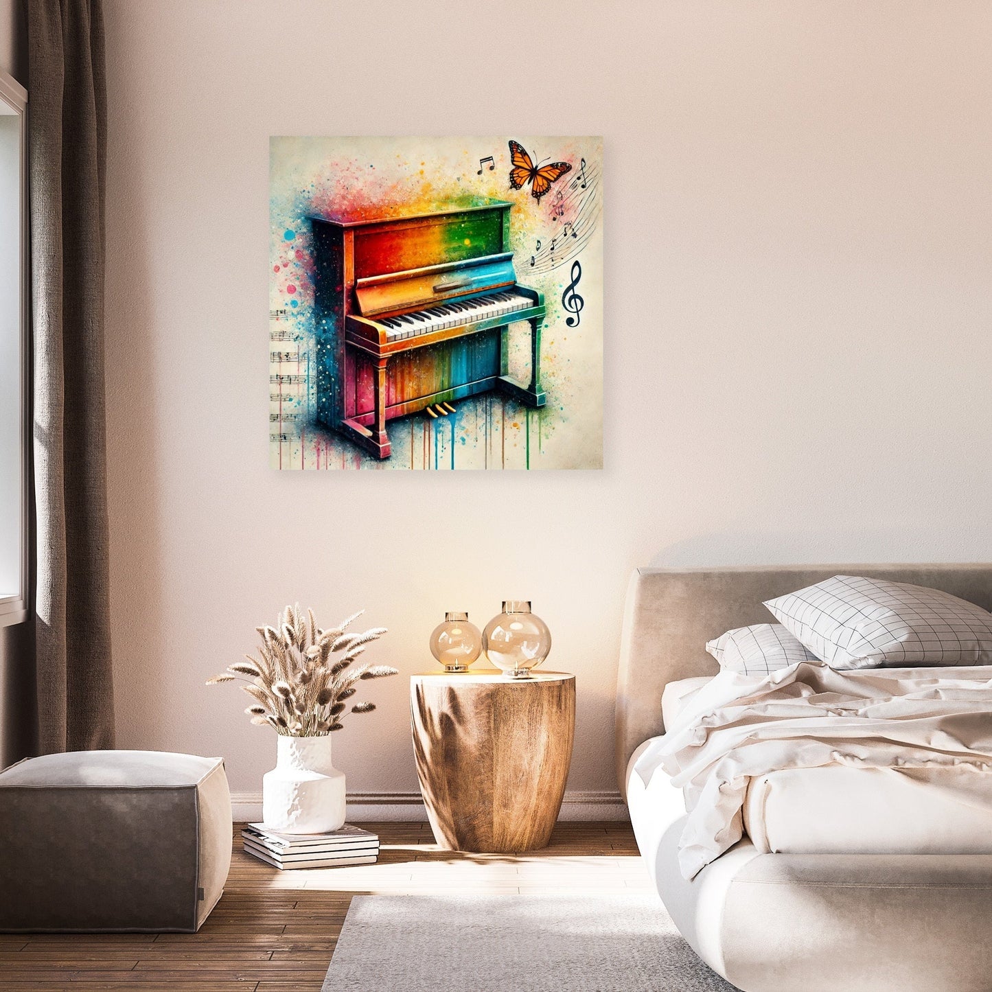 Vibrant Musical Symphony Canvas