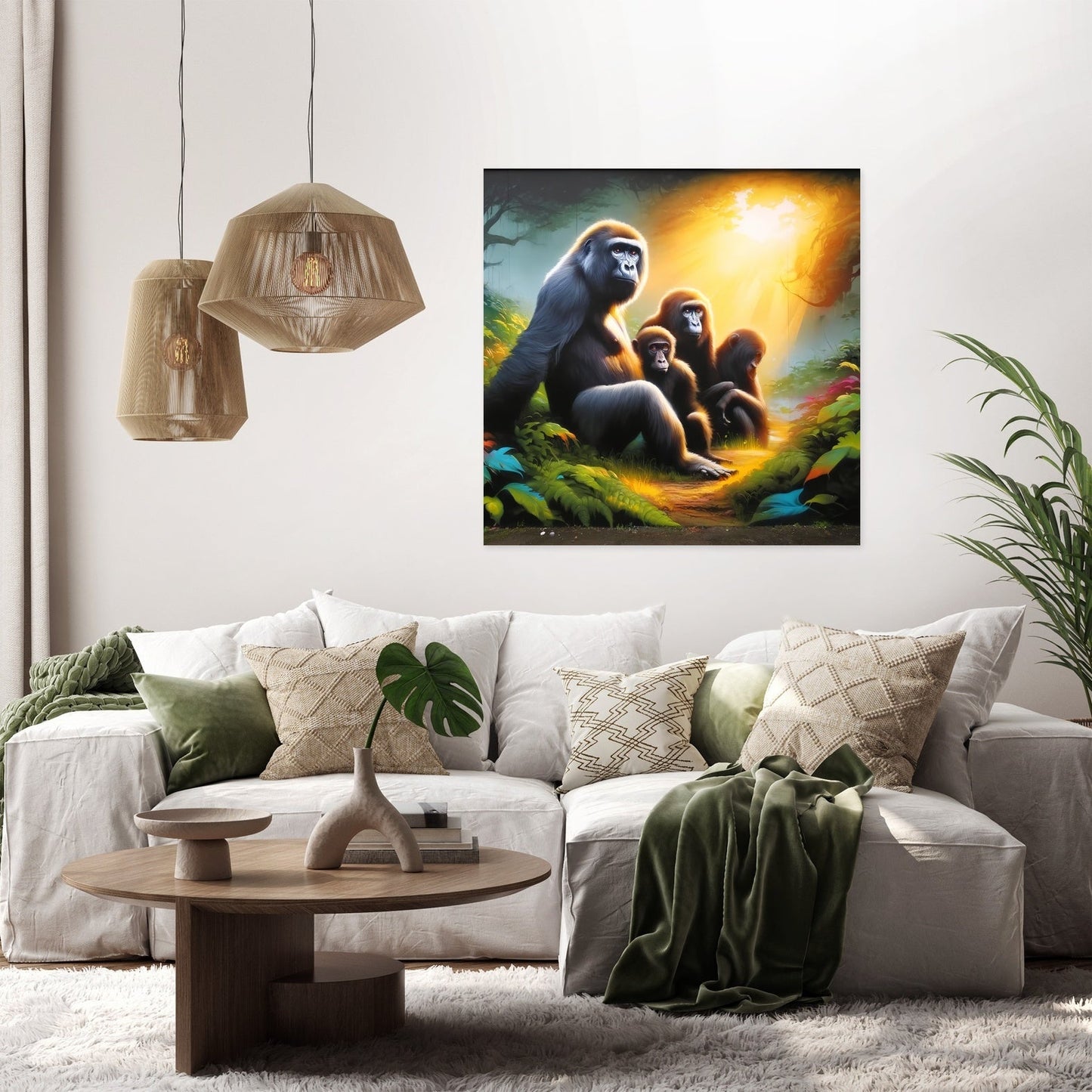 Majestic Ape Sanctuary Canvas
