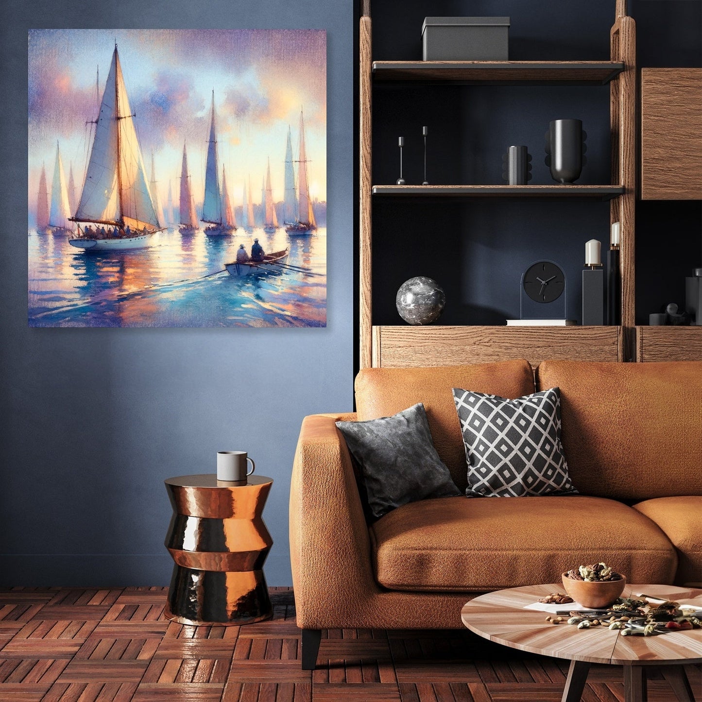 Dawn's Regatta Canvas