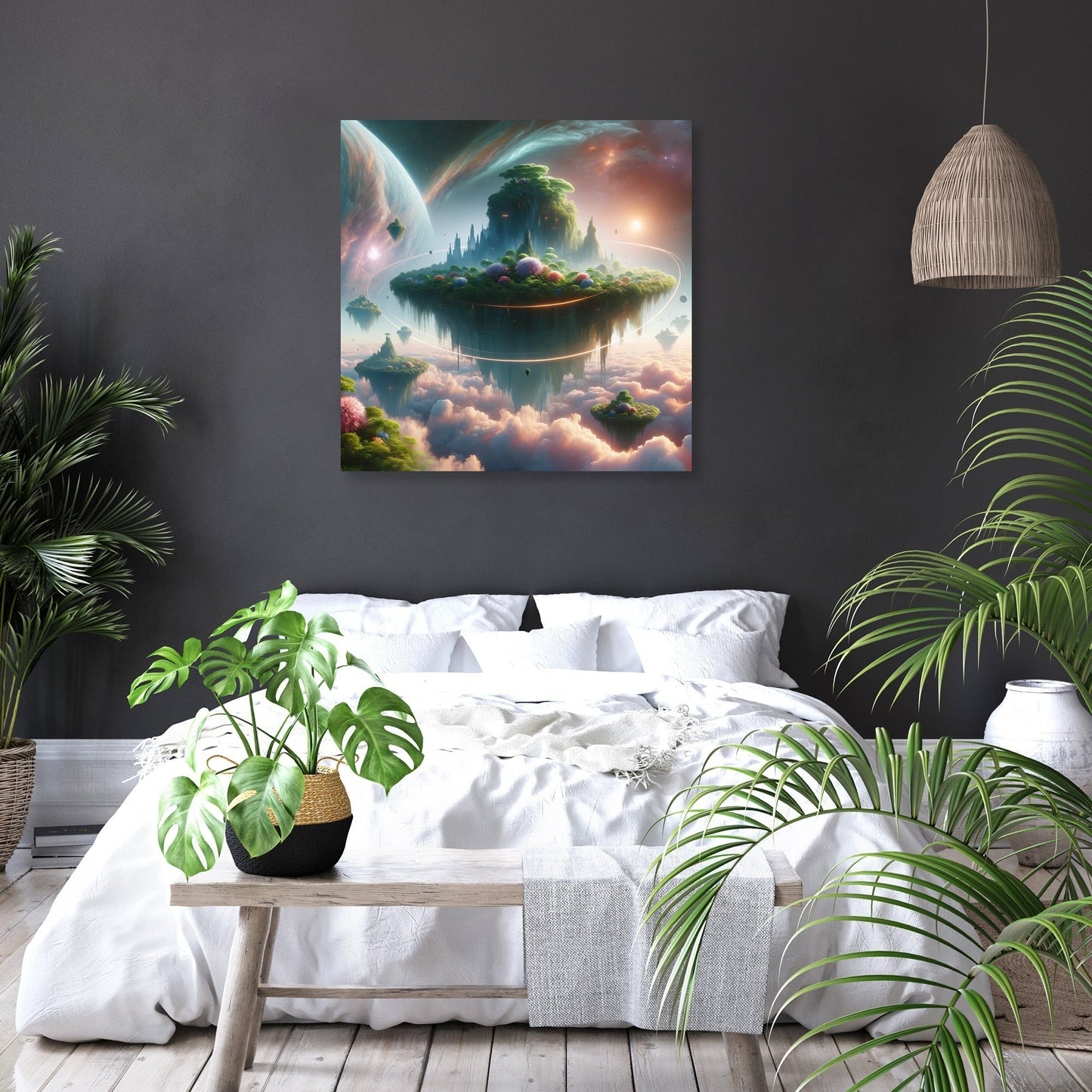 Floating Oasis Canvas