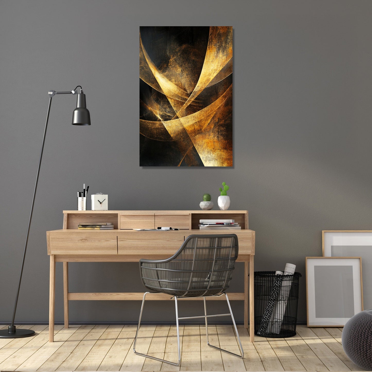 Golden Geometry Canvas