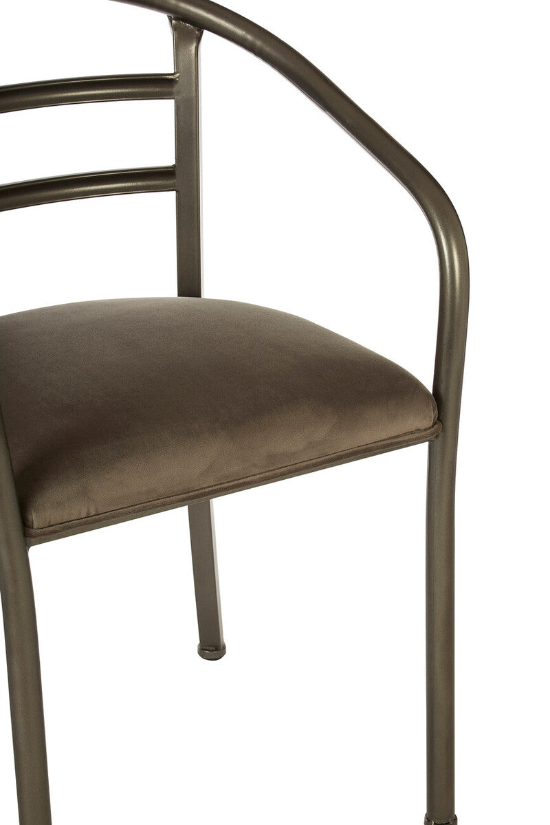 New Foundry Armchair With Curved Backrest