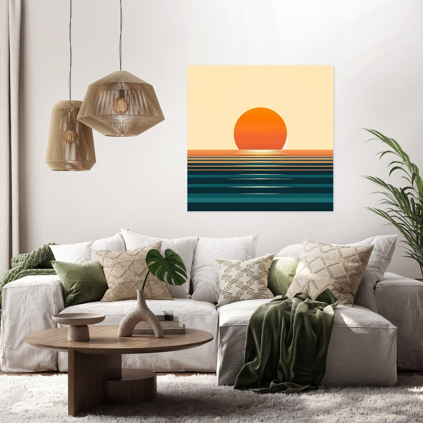 Minimalist Horizon Canvas
