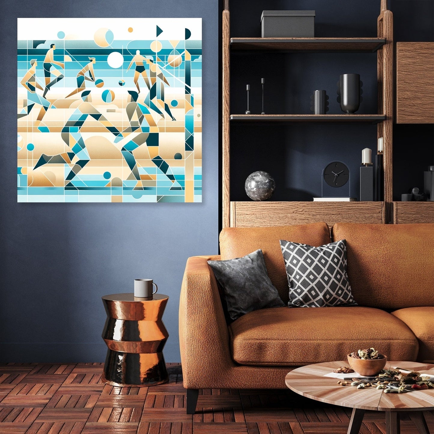 Beach Volleyball Vibes Canvas