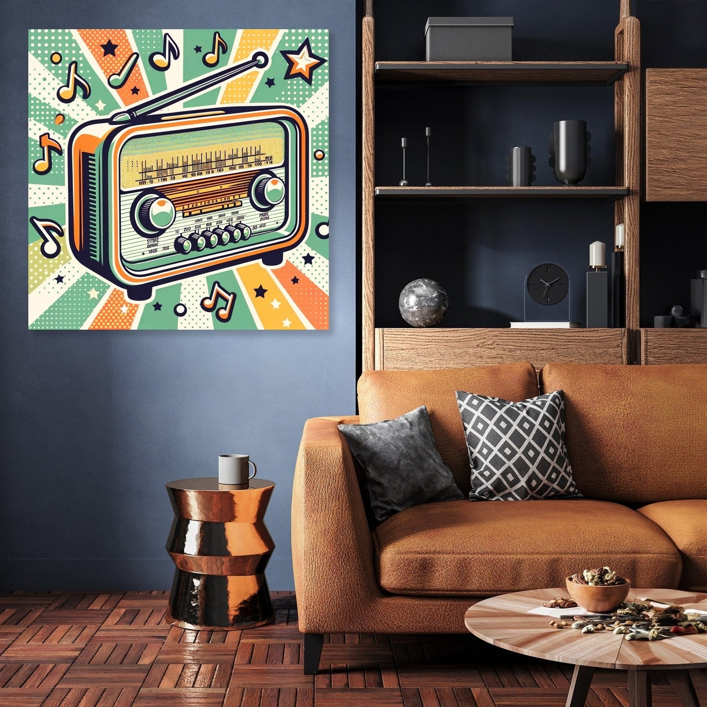 Retro Radio Canvas
