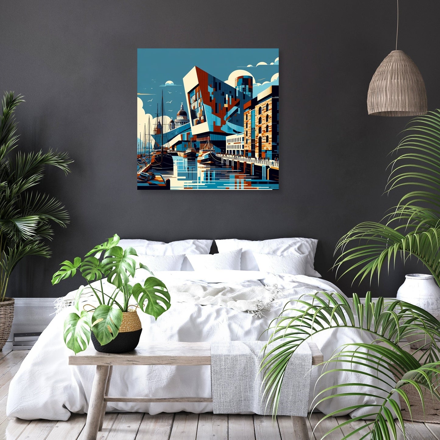 Liverpool Merseyside Maritime Modernism Canvas