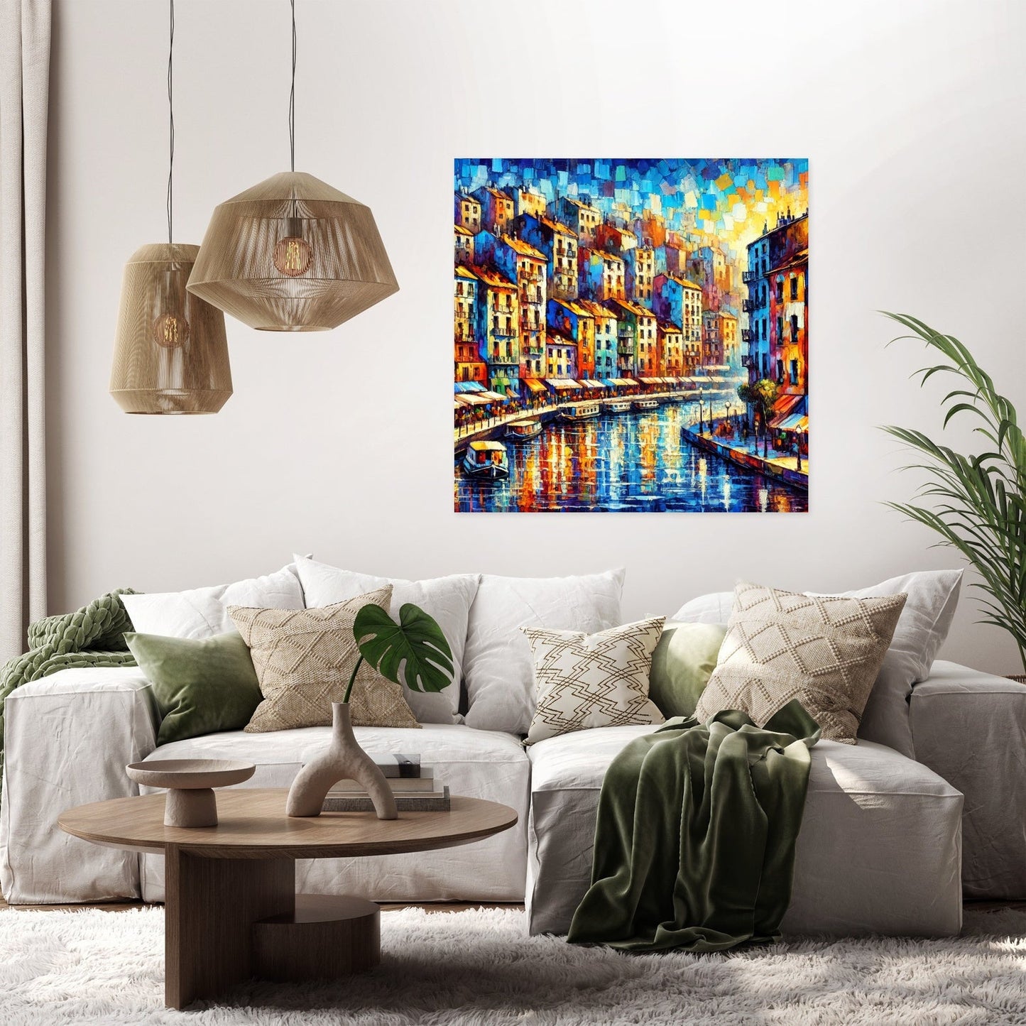 Riverfront Harmony Canvas
