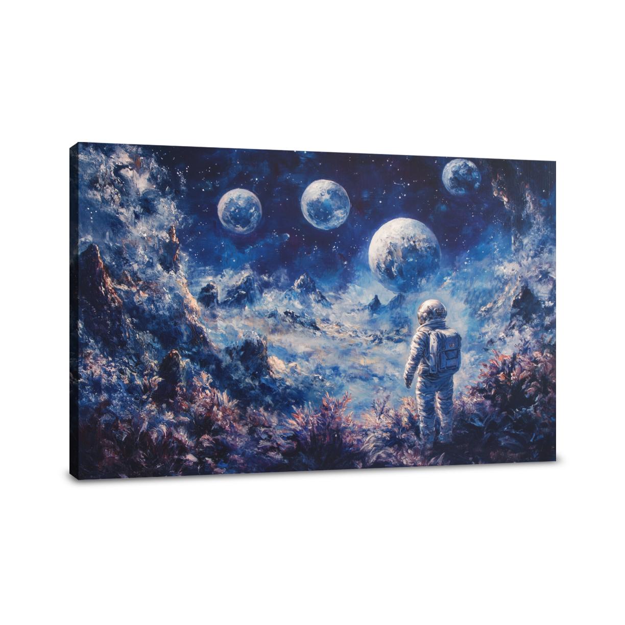 Astronaut's Longing Canvas