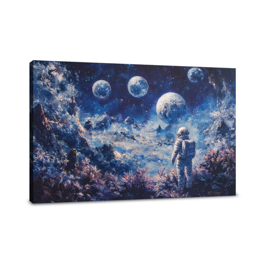 Astronaut's Longing Canvas