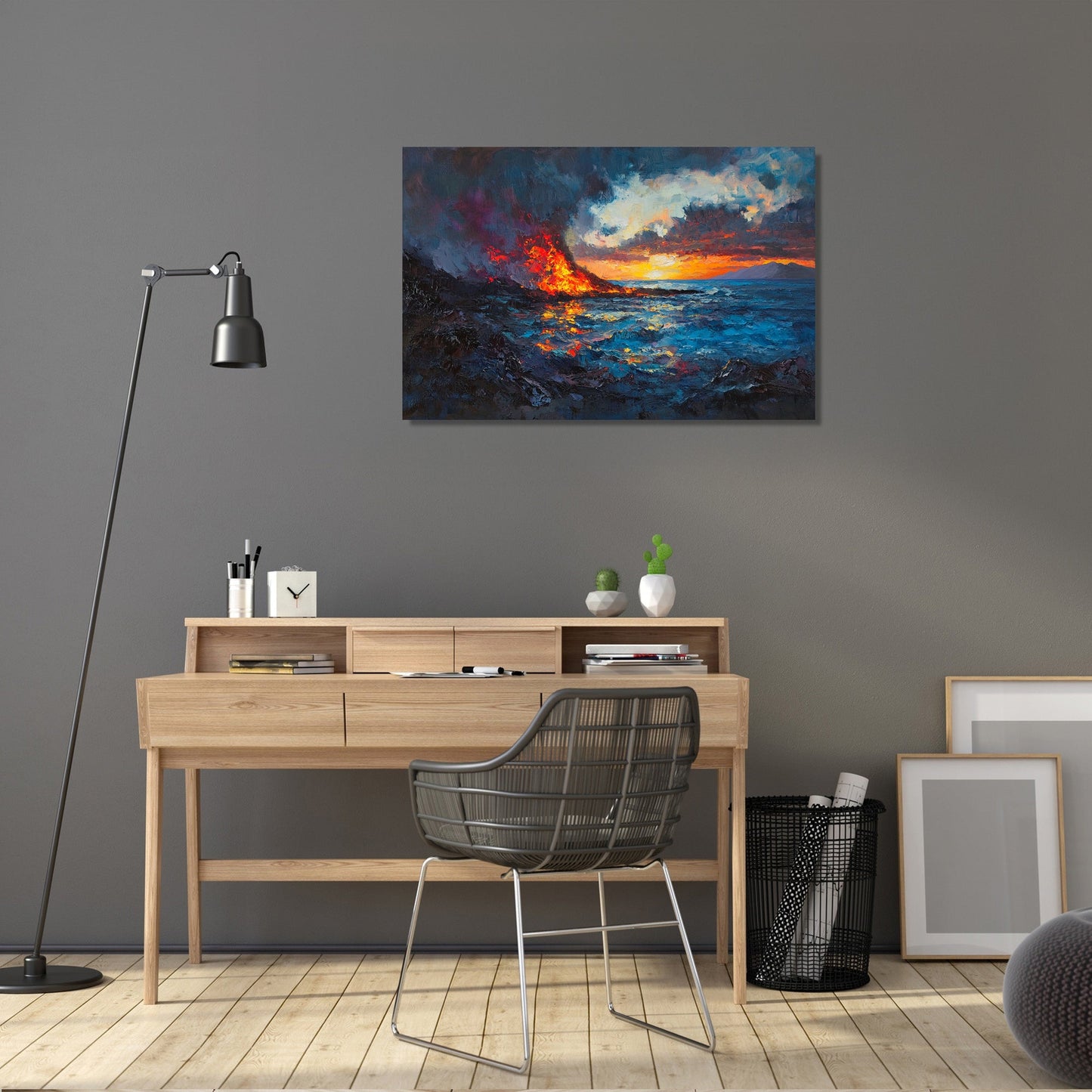 Volcanic Horizon Canvas