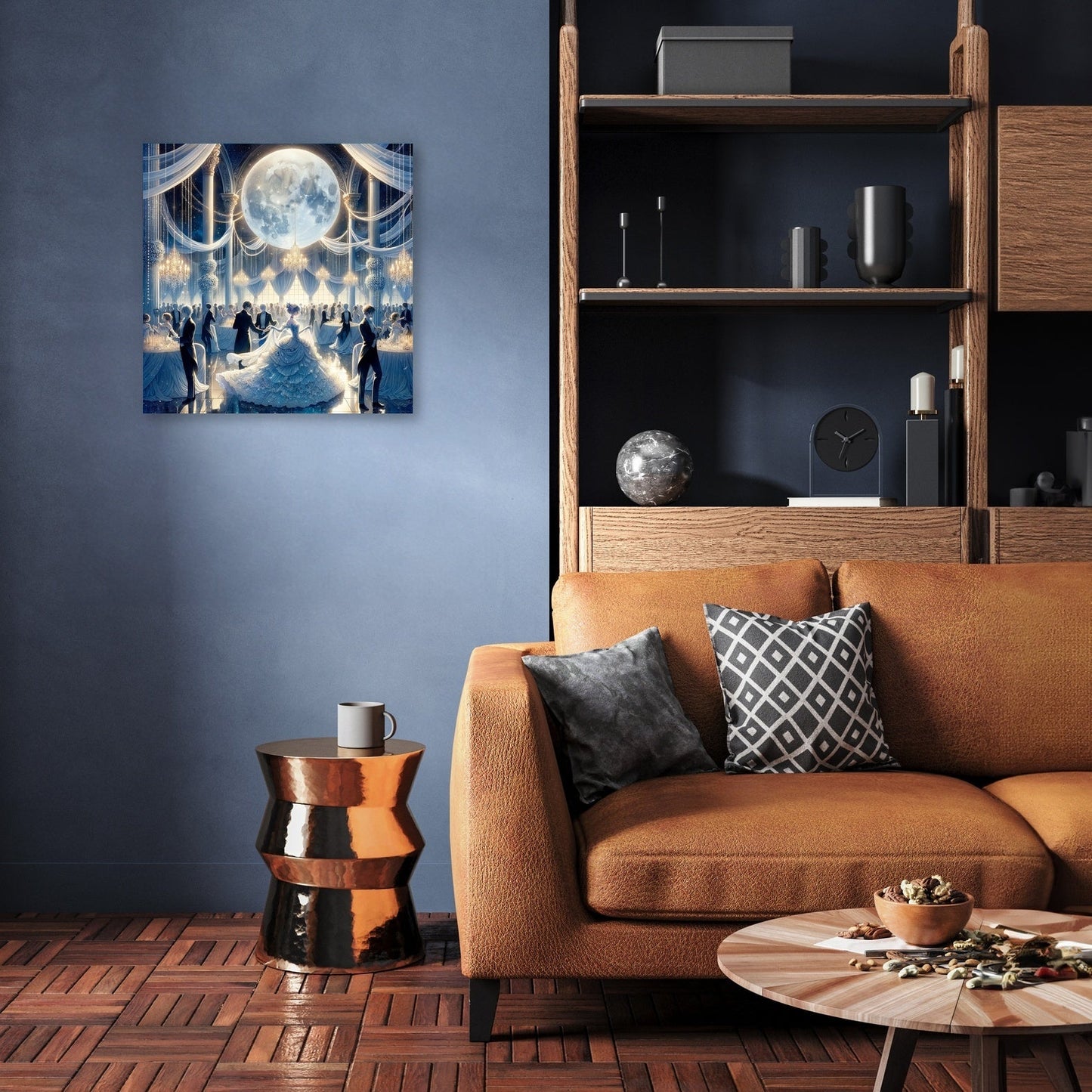 Moonlit Elegance Soiree Canvas