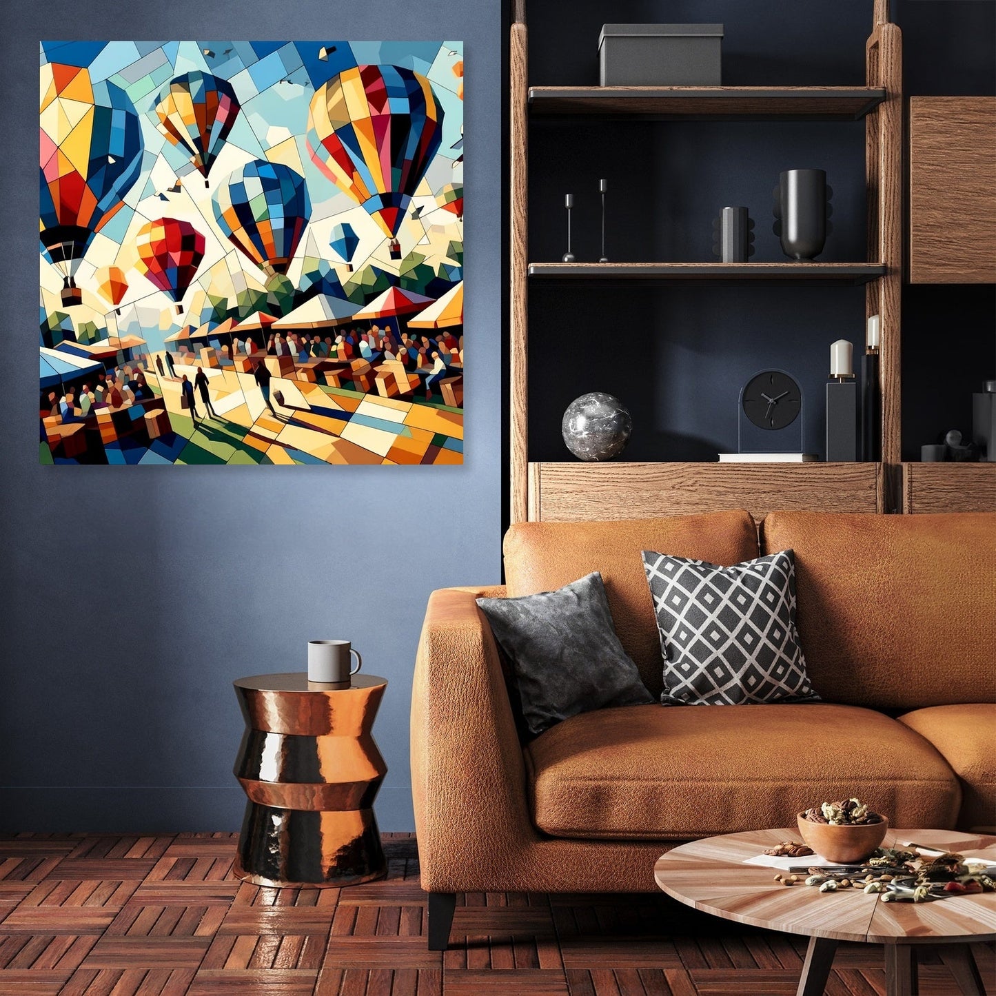 Festival of Shapes Canvas