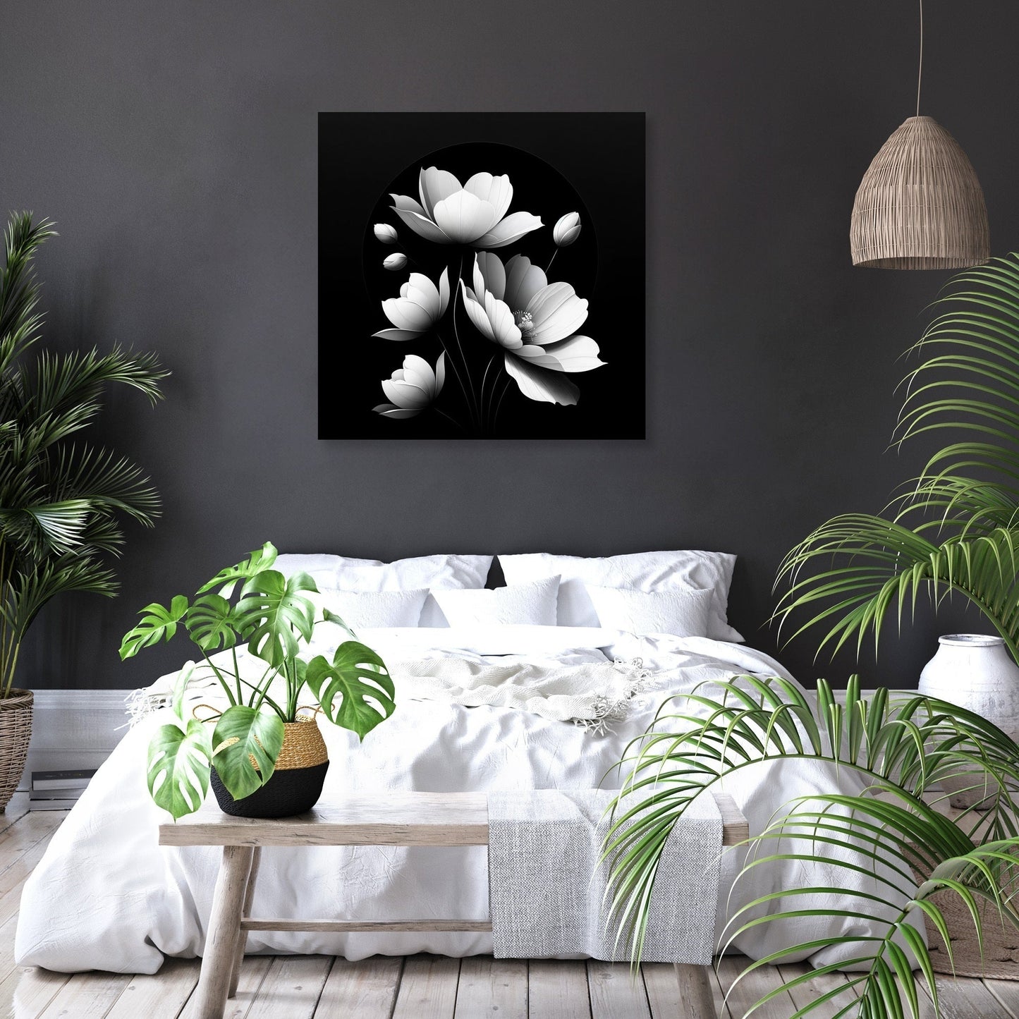 Grandeur Blossoms Canvas