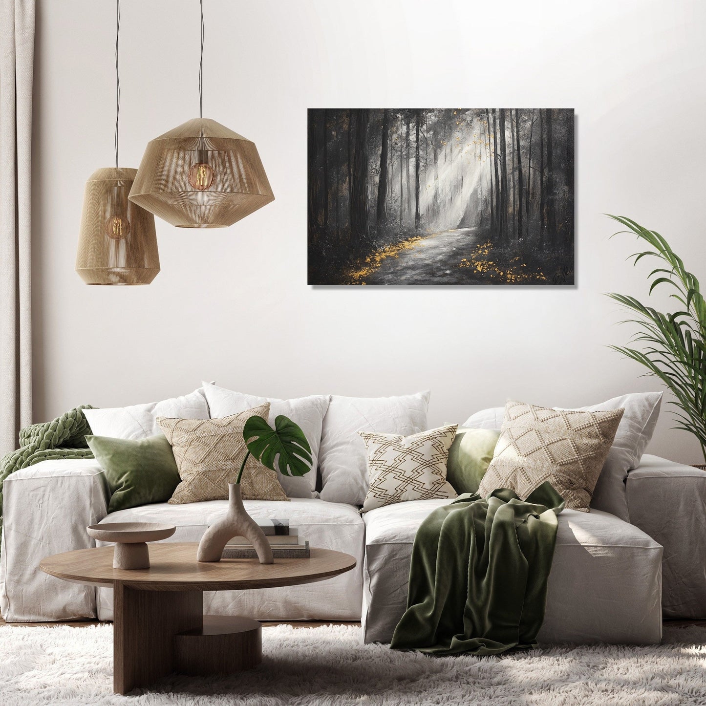 Golden Whisper Canvas
