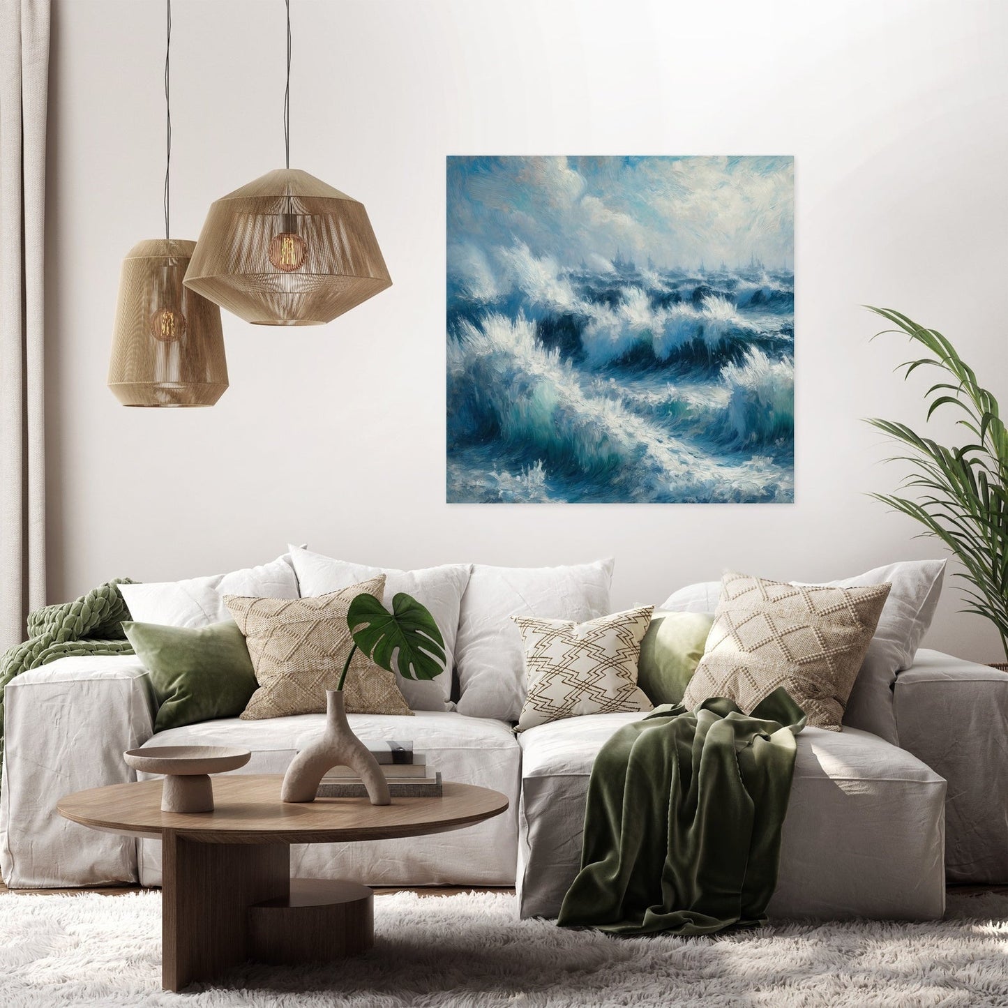 Frozen Waves Canvas