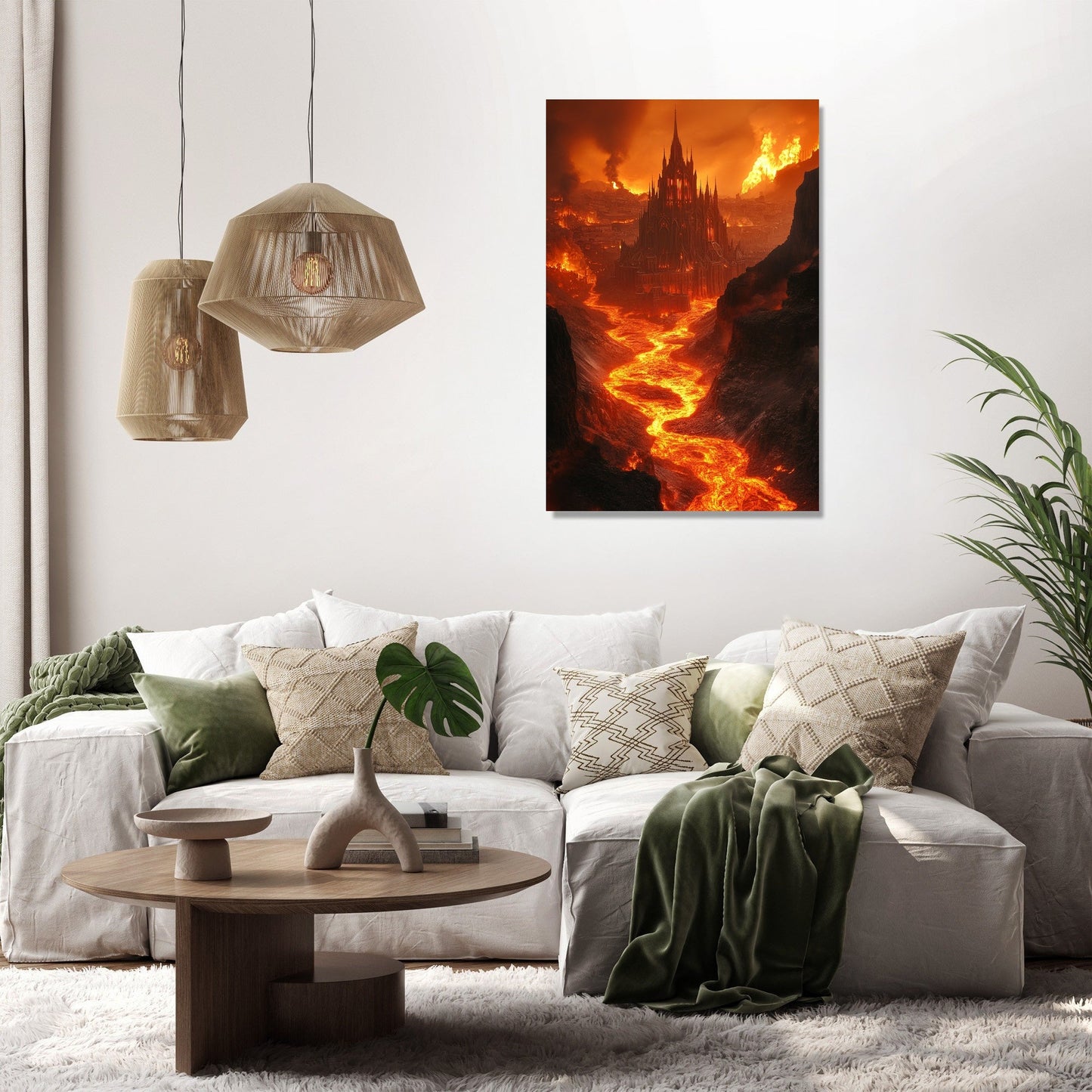 Infernal Metropolis Canvas