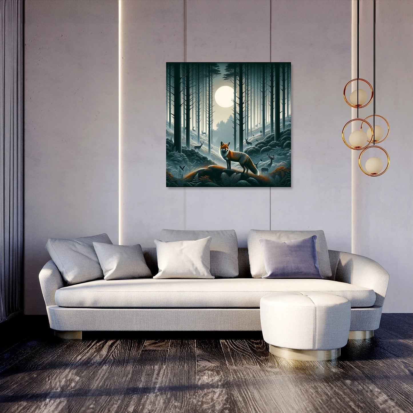 Mystique Forest Canvas