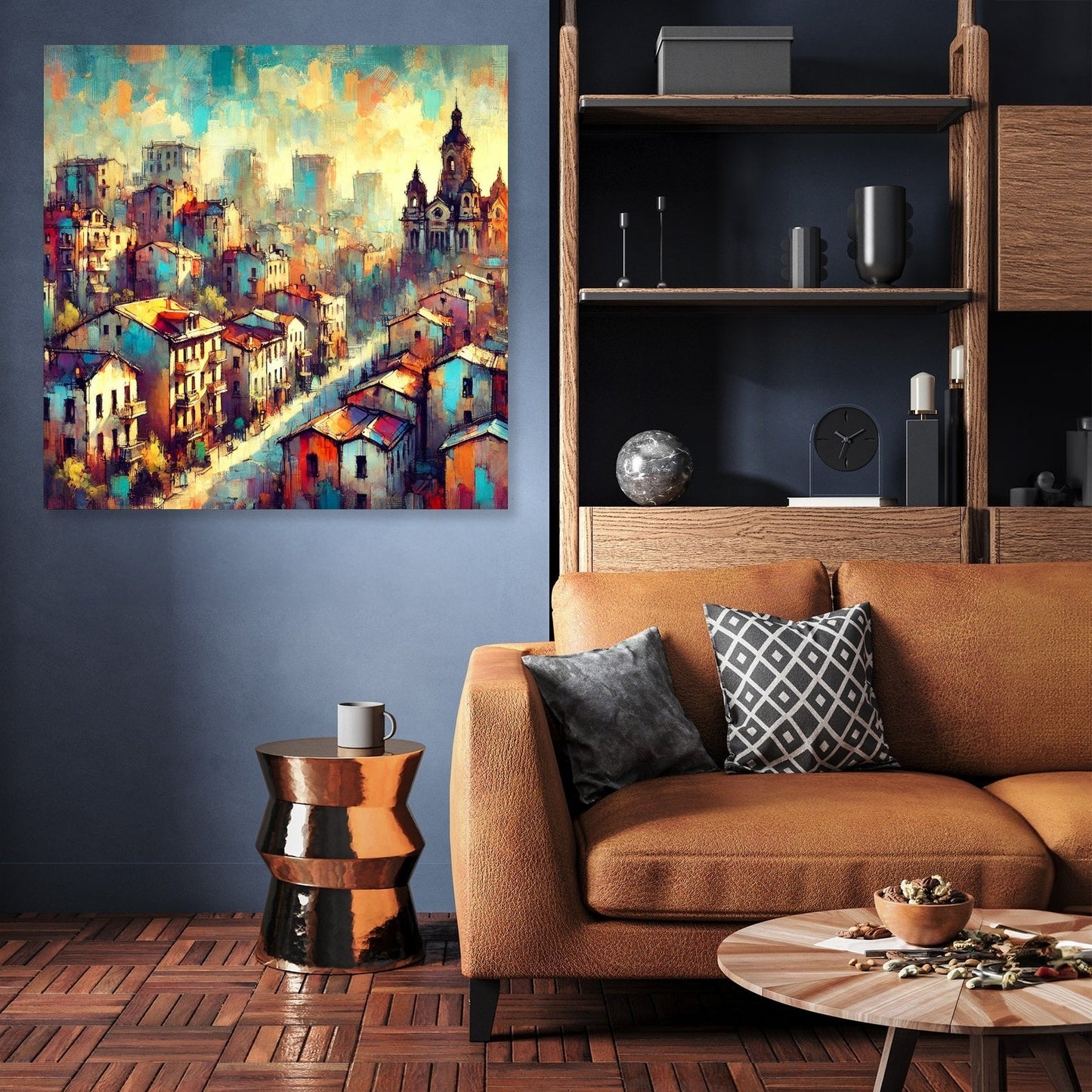 Sunrise Cityscape Canvas