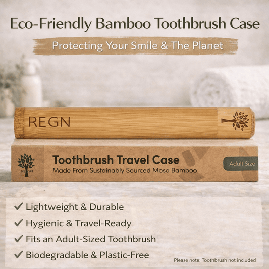 Adult Bamboo Toothbrush Case | Plastic Free Eco Case