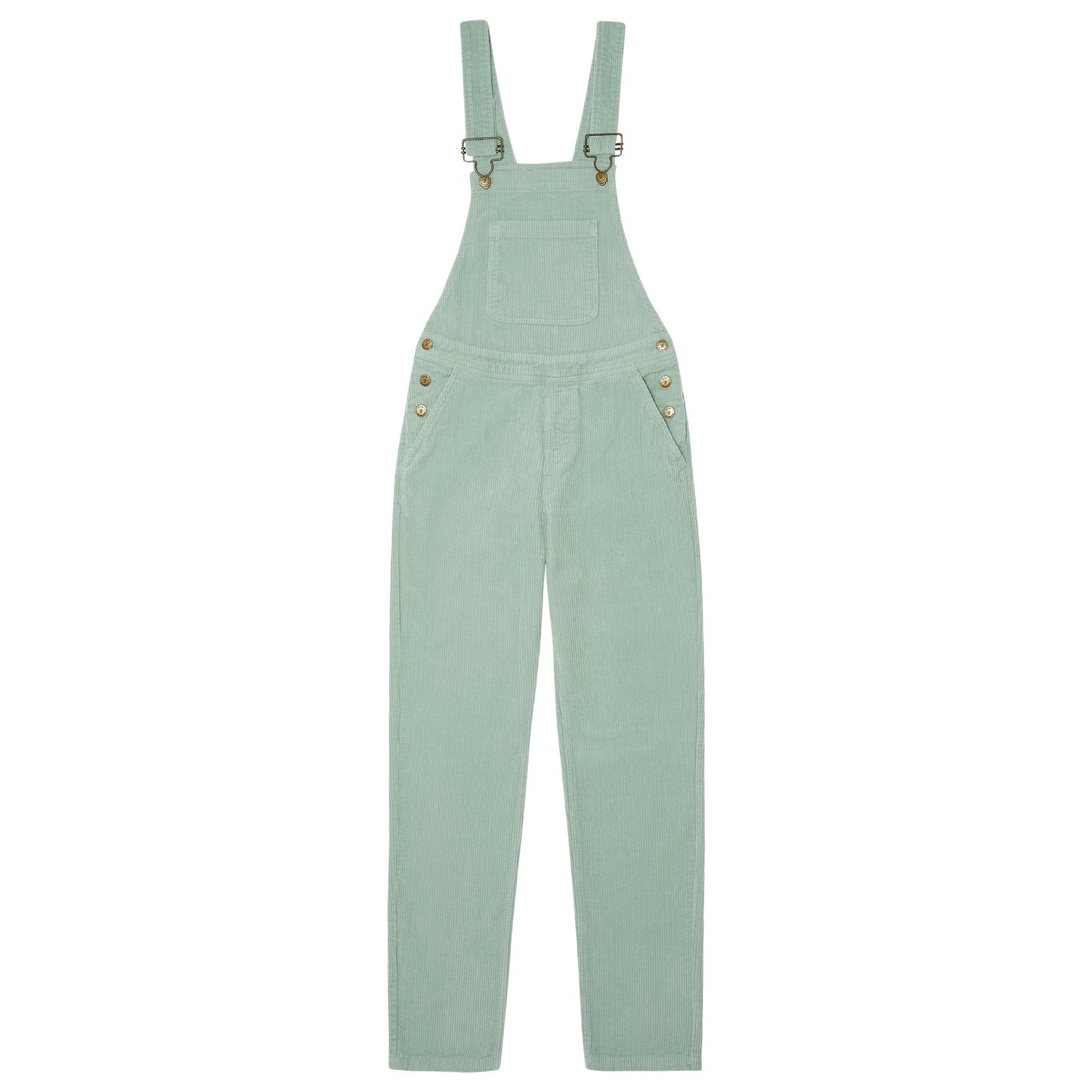 Adult Mint Chunky Cord Dungarees