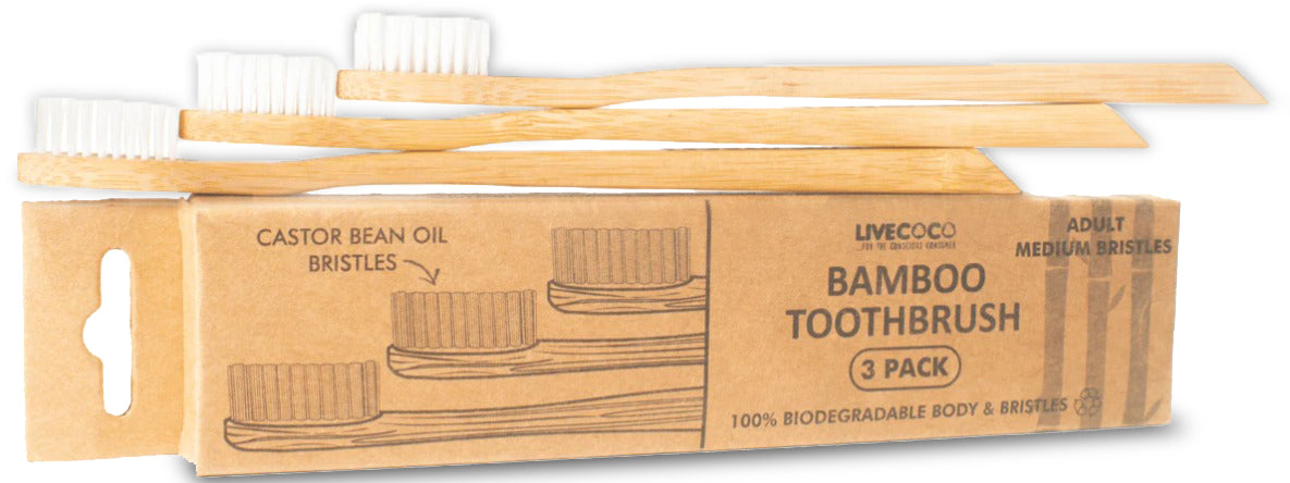 LiveCoco Bamboo Toothbrushes